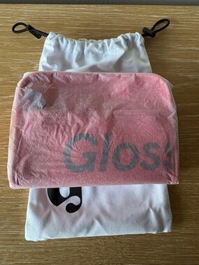 NEW! GLOSSIER Mini Red Beauty Bag Brand New in Packaging & Dustbag, Never Opened